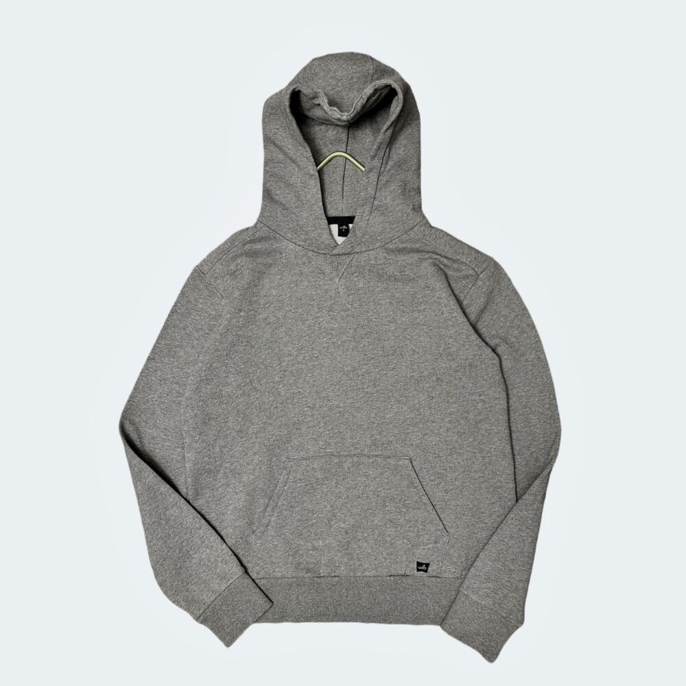 Wahts Seaton Hoodie XL Mid Grey Melange Portugal Luxury Cotton